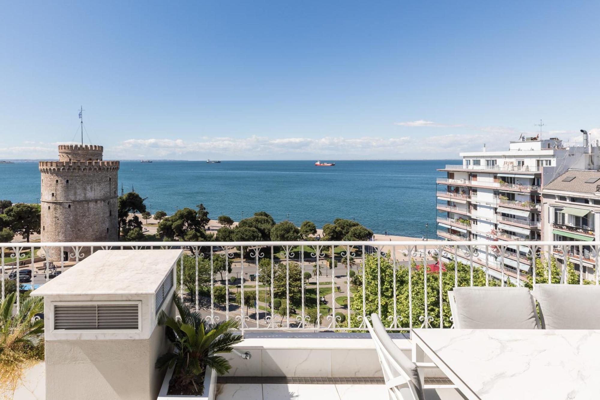 Apartment Aria, Lux Seafront Apt With White Tower View Thessaloniki